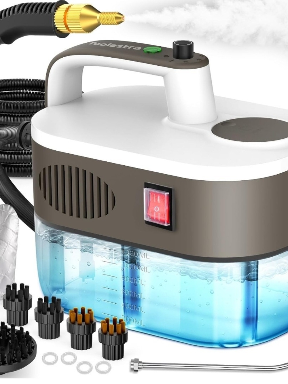 Brown and White Portable Steam Cleaner - Home Other